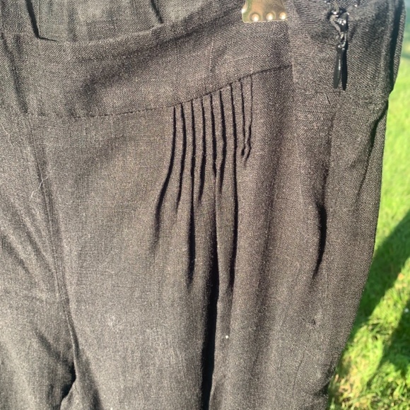 Black linen pants - Picture 5 of 5